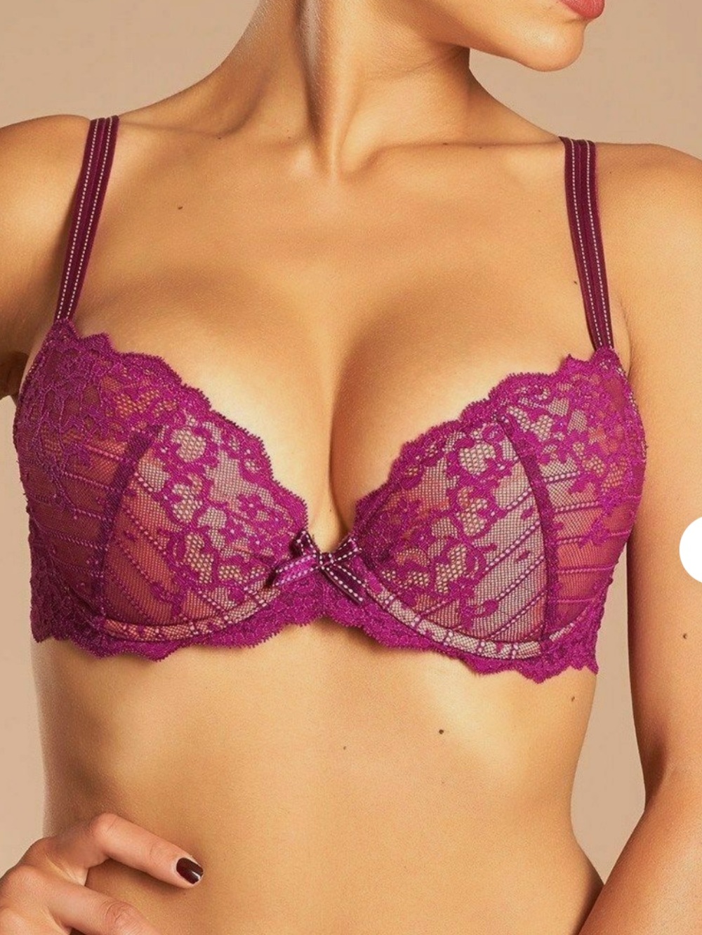 Chantelle Riv Gouche Push up/Underwire in Violet